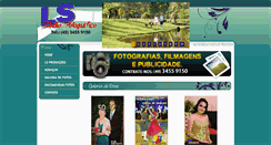 Desktop Screenshot of lsfotografias.com.br