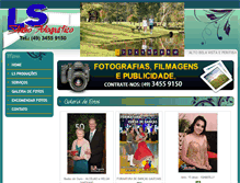 Tablet Screenshot of lsfotografias.com.br